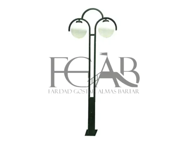 پایه چراغ پارکی توپی پایه چراغ پارکی توپی