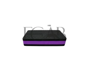 تخته استپ فوم 4 لایه آجدار مشکی و بنفش