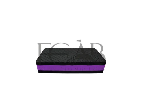 تخته استپ فوم 4 لایه آجدار مشکی و بنفش