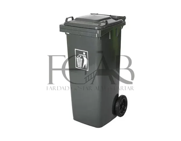 سطل زباله پلی اتیلن 120 لیتری
