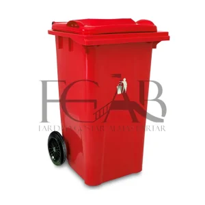 سطل زباله پلی اتیلن 240 لیتری