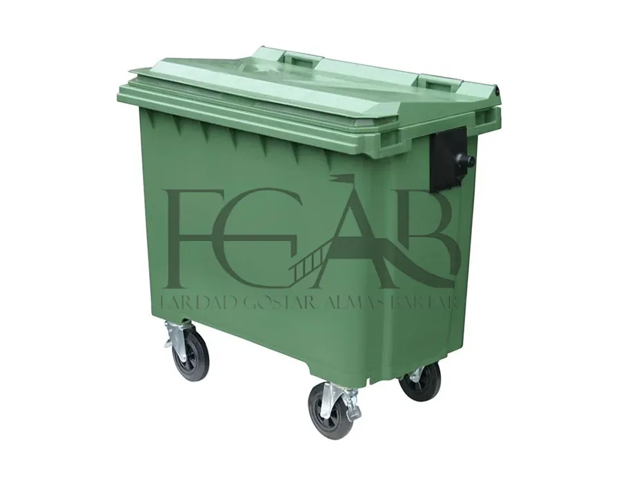 سطل زباله پلی اتیلن 770 لیتری