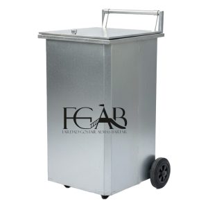 مخزن زباله گالوانیزه 240 لیتری