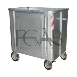 مخزن زباله گالوانیزه 770 لیتری