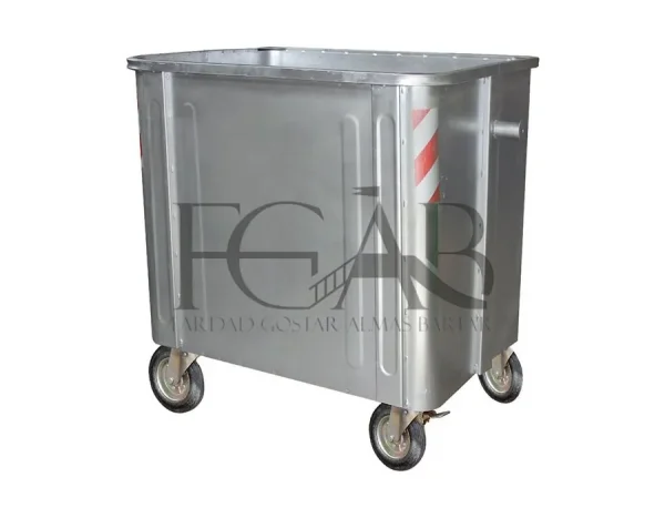 مخزن زباله گالوانیزه 770 لیتری مخزن زباله گالوانیزه 770 لیتری