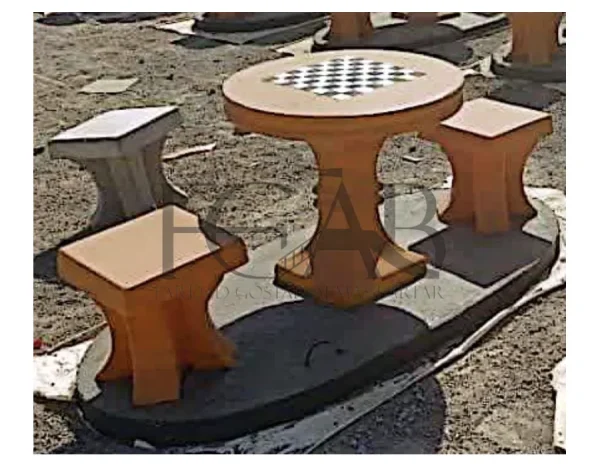 میز شطرنج بتنی میز شطرنج بتنی