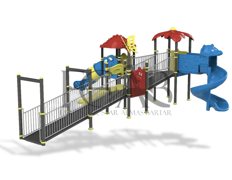 مجموعه بازی پلی اتیلن پارکی کد 1316