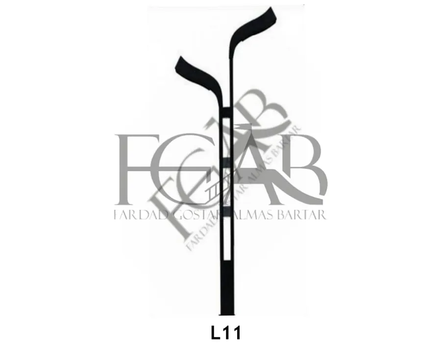 پایه چراغ خیابانی کد L11