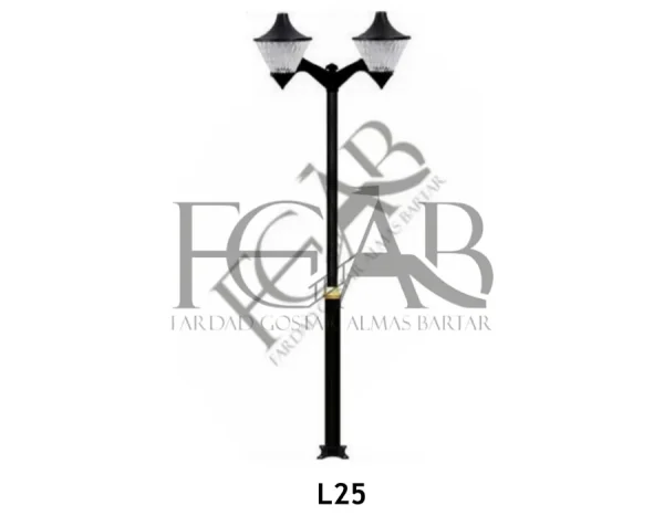 پایه چراغ خیابانی کد L25