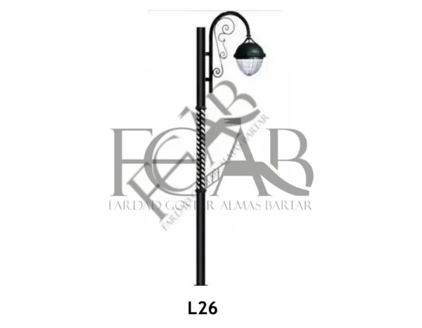 پایه چراغ خیابانی کد L26