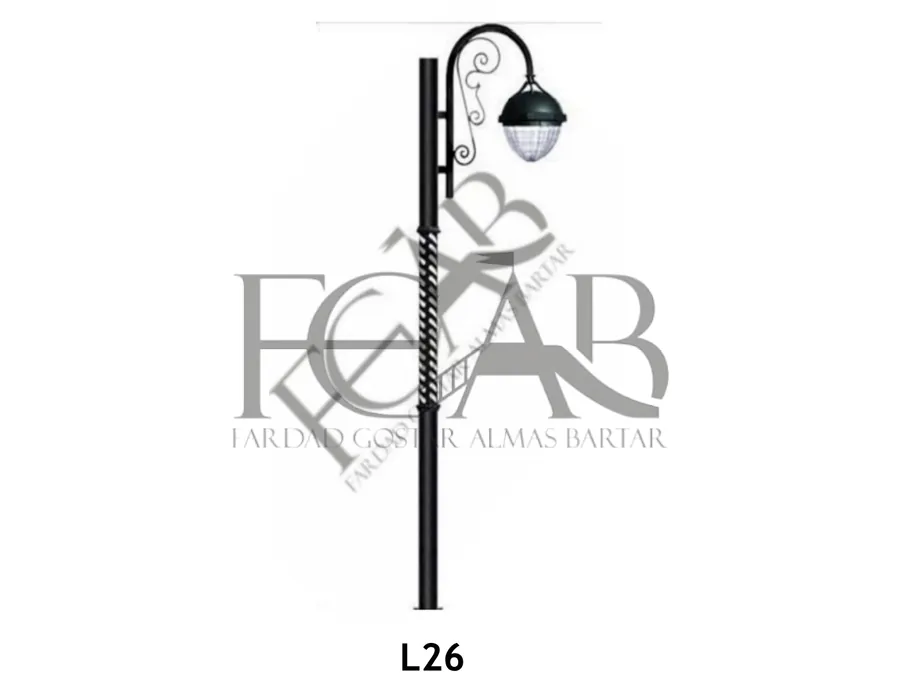 پایه چراغ خیابانی کد L26